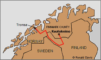 Map of Lappland  Ronald Davis