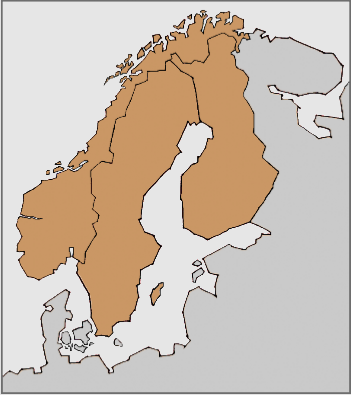 Lappland, the ancestral home of the Saami, or Lapps, comprises northern Norway, Sweden, Finland, and the Kola Peninsula of the Russian Federation. 